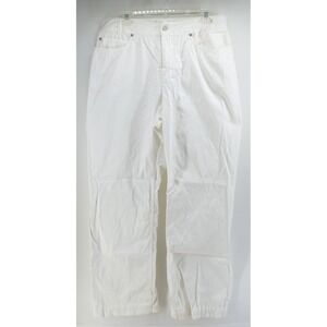 Pendleton Pants Women 12 White Cotton Mid Rise‎ Straight Leg Career
